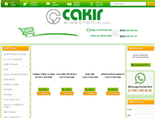Tablet Screenshot of cakirelektronik.com